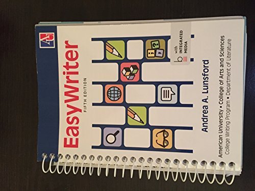 Stock image for Easy Writer, 5th Edition, American University, College Writing Program for sale by SecondSale