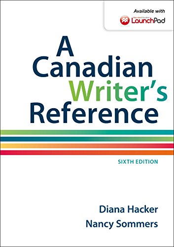 Stock image for A Canadian Writer's Reference for sale by Better World Books