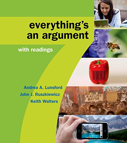 Imagen de archivo de Everything's an Argument With Readings: a la venta por TextbookRush