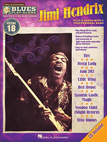 Beispielbild fr Jimi Hendrix: Blues Play-Along Volume 18 zum Verkauf von Ergodebooks