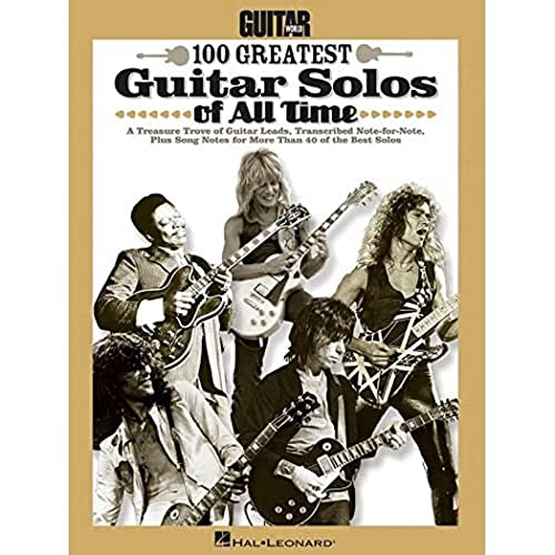 Guitar World's 100 Greatest Guitar Solos of All Time (9781458404930) by Hal Leonard Publishing Corporation