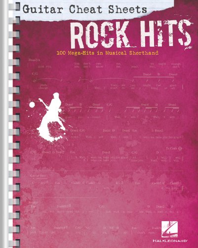 9781458405357: Guitar Cheat Sheets: Rock Hits