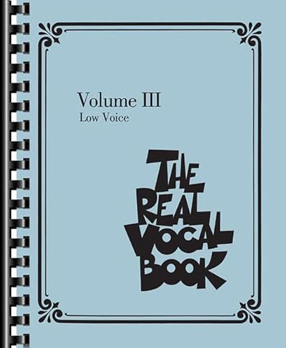 Beispielbild fr The Real Vocal Book, Volume 3: Low Voice (Paperback) zum Verkauf von Grand Eagle Retail