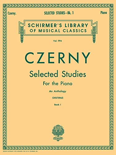 Stock image for Selected Studies, Book 1: Upper Elementary and Lower Middle Grades: Schirmer Library of Classics Volume 994 Piano Technique for sale by GF Books, Inc.