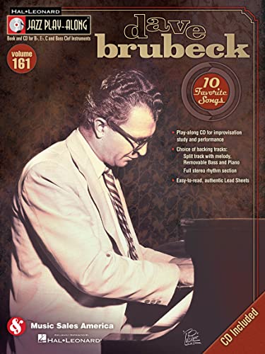 Beispielbild fr Jazz Play-Along Volume 161: Dave Brubeck: 10 Favorite Songs zum Verkauf von WorldofBooks