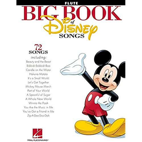 Imagen de archivo de The Big Book Of Disney Songs - Flute a la venta por Monster Bookshop