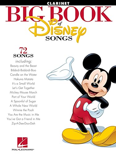 Beispielbild fr The Big Book Of Disney Songs - Clarinet zum Verkauf von Monster Bookshop