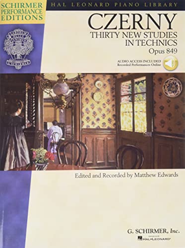 9781458411600: Thirty new studies in technics, op. 849 piano +enregistrements online: Piano Book (Schirmer Performance Editions)