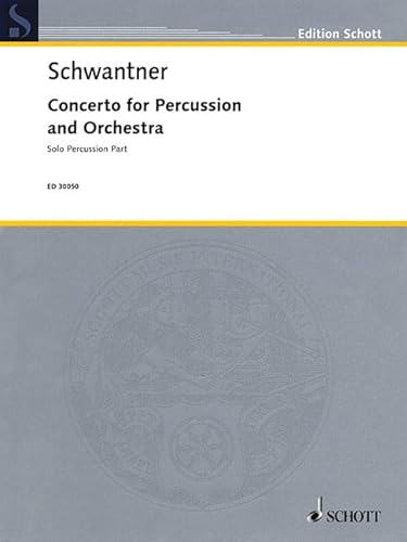 Imagen de archivo de Concerto for Percussion and Orchestra: Percussion Solo Part (revised) a la venta por Wizard Books