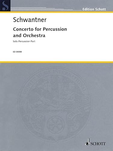 9781458411655: Percussion Concerto: for percussion and orchestra. percussion and orchestra.