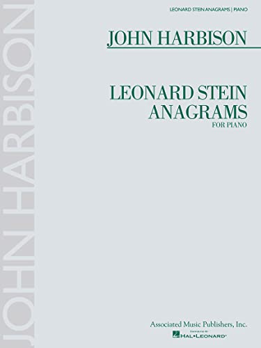 9781458411815: Leonard Stein Anagrams: Piano