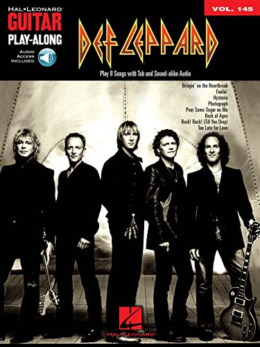 Imagen de archivo de Def Leppard Guitar Play-Along Volume 145 Book/Online Audio a la venta por Blackwell's