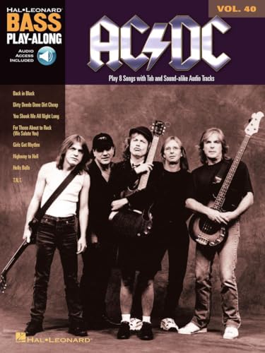 Beispielbild fr Bass Play-Along Volume 40: AC/DC (Hal Leonard Bass Play-Along) zum Verkauf von WorldofBooks