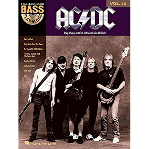 Stock image for Bass Play-Along Volume 40: AC/DC (Hal Leonard Bass Play-Along) for sale by WorldofBooks