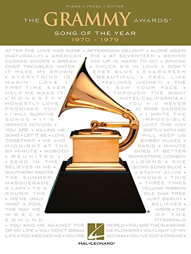 Stock image for The Grammy Awards Song of the Year 1970-1979 Piano, Vocal and Guitar Chords for sale by GF Books, Inc.