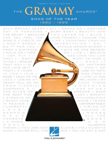 9781458415608: The grammy awards song of the year 1990 - 1999 piano, voix, guitare