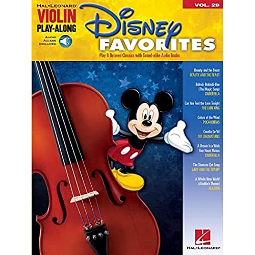 Imagen de archivo de Violin Play-Along Volume 29: Disney Favorites: Violin Play-Along: Volume 29 - 8 Favorites (Hal Leonard Violin Play Along) a la venta por AwesomeBooks