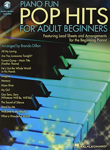 9781458421104: Piano fun - pop hits for adult beginners piano +enregistrements online: Pop Hits for Adult Beginners, Featuring Lead Sheets and Arrangements for the Beginning Pianist