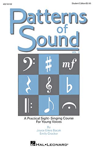 9781458421418: Patterns of Sound - Vol. II: A Practical Sight-Singing Course