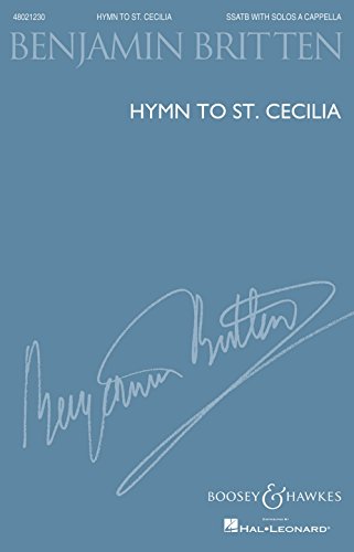 Stock image for Hymn to St. Cecilia : SSATB with Solos a Cappella for sale by Better World Books: West