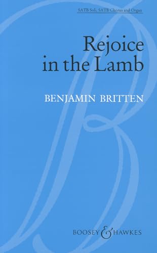 Stock image for Rejoice in the Lamb, Op. 30: SATB and Organ with solos for sale by Goodwill