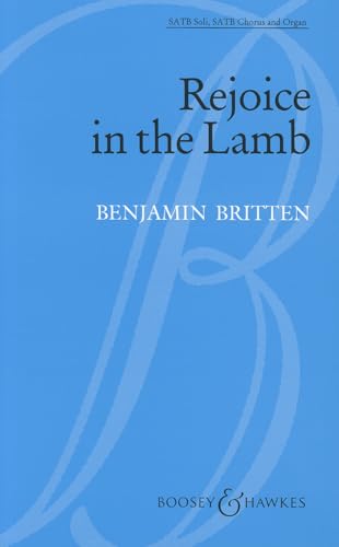 Stock image for Rejoice in the Lamb, Op. 30: SATB and Organ with solos for sale by SecondSale