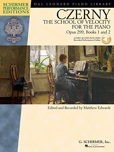 Stock image for Carl Czerny - The School of Velocity for the Piano, Opus 299 - Books 1 & 2 (Book/Online Audio) (Schirmer Performance Editions) for sale by SecondSale