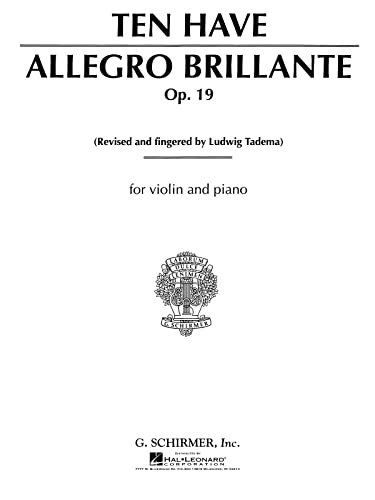 9781458426604: Allegro Brillante, Op. 19: Violin and Piano