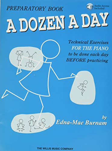 9781458426895: A dozen a day preparatory book ae book/cd pack piano+cd