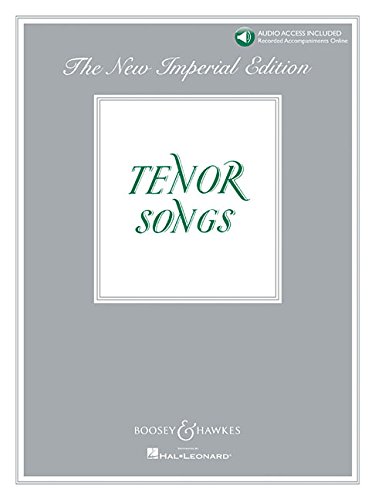Imagen de archivo de TENOR SONGS NEW IMPERIAL EDITION VOICE AND PIANO Format: Softcover Audio Online a la venta por INDOO