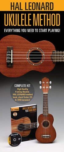 9781458491268: Hal Leonard Ukulele Starter Pack: Includes a Ukulele, Method Book, CD & DVD