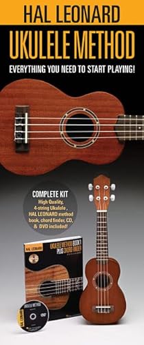 9781458491268: Hal Leonard Ukulele Starter Pack: Includes a Ukulele, Method Book, CD & DVD