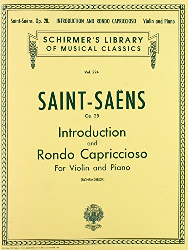 Imagen de archivo de INTRODUCTION AND RONDO CAPRICCIOSO OP28 VIOLIN & PIANO Format: Paperback a la venta por INDOO
