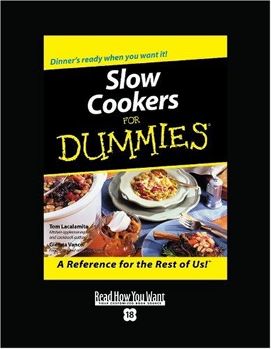 9781458717276: Slow Cookers for Dummies: Easyread Super Large 18pt Edition
