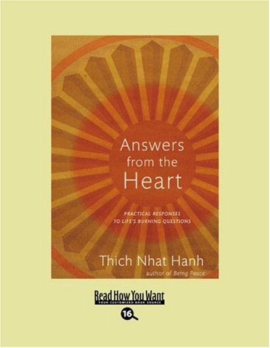 9781458720412: Answers from the Heart (EasyRead Large Bold Edition): Practical Responses to Life's Burning Questions