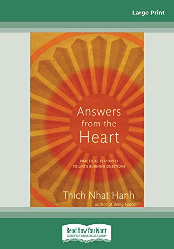 Stock image for Answers from the Heart: Practical Responses to Life's Burning Questions (Easyread Large Edition) for sale by ThriftBooks-Atlanta