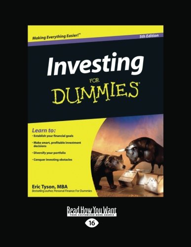 Investing for Dummies: Easyread Large Edition (9781458721143) by Tyson, Eric