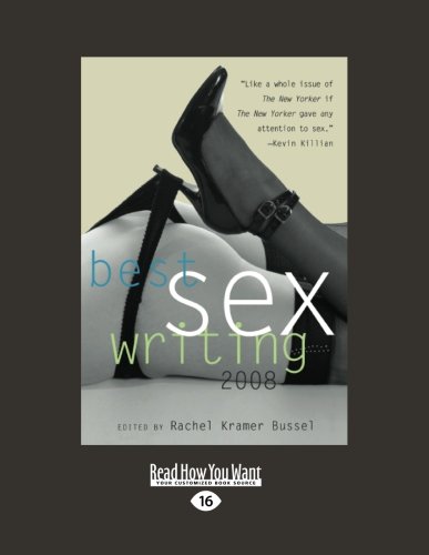 Beispielbild fr Best Sex Writing 2008 zum Verkauf von Save With Sam