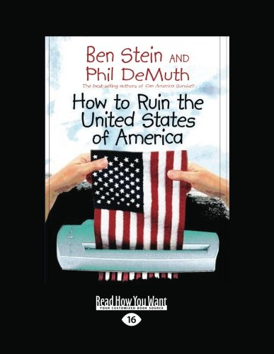 9781458755001: How to Ruin the United States of America