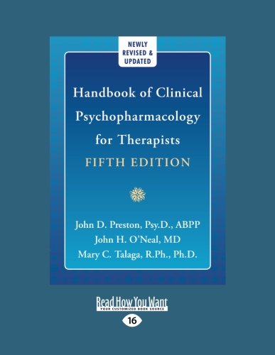 Beispielbild fr Handbook Clinical Psychopharmacology: Fifth Edition zum Verkauf von Revaluation Books