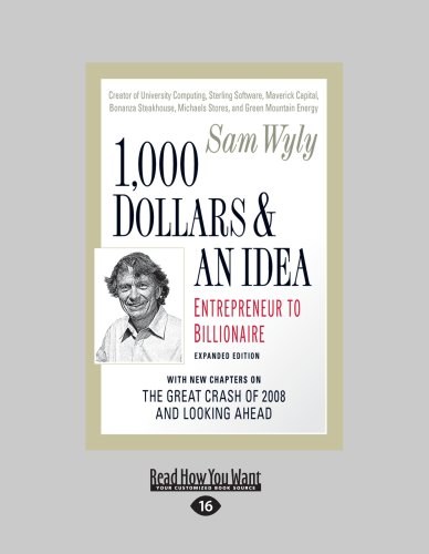 Imagen de archivo de 1,000 Dollars and an Idea: Entrepreneur to Billionaire a la venta por ThriftBooks-Dallas