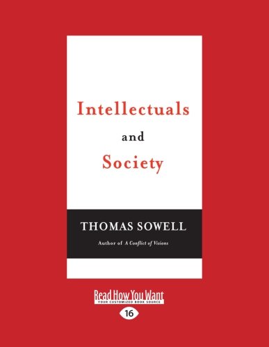 9781458769572: Intellectuals and Society: Easyread Large Edition