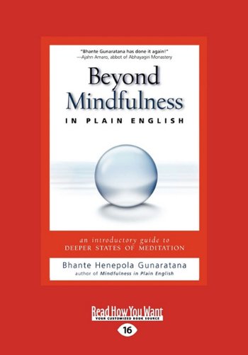 Imagen de archivo de Beyond Mindfulness in Plain English: An Introductory Guide to Deeper States of Meditation a la venta por dsmbooks