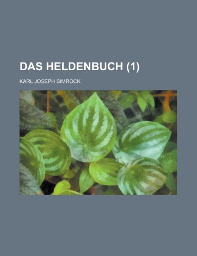 Das Heldenbuch (1 ) (9781458929372) by Sciences, National Research Council; Simrock, Karl Joseph