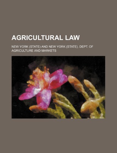 Agricultural law (9781459022935) by York, New