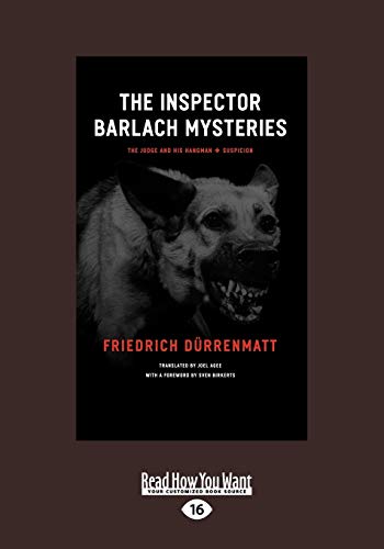 Imagen de archivo de The Inspector Barlach Mysteries: The Judge and His Hangman and Suspicion a la venta por Revaluation Books
