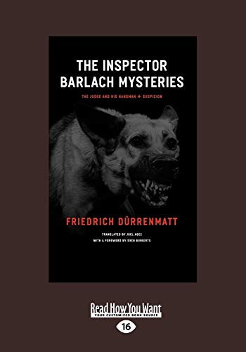 9781459606098: The Inspector Barlach Mysteries: The Judge and His Hangman and Suspicion