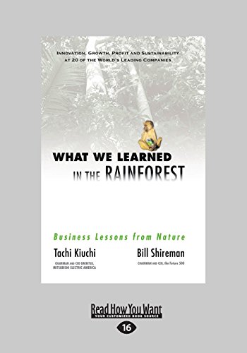 Stock image for What We Learned in the Rainforest: Business Lessons from Nature for sale by GF Books, Inc.