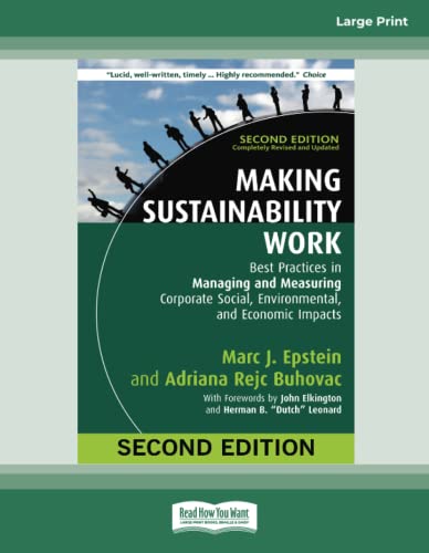 9781609949938 Making Sustainability Work Best Practices