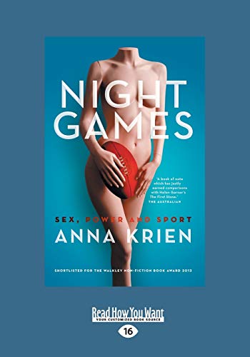 Beispielbild fr Night Games: Sex, Power And Sport zum Verkauf von Revaluation Books